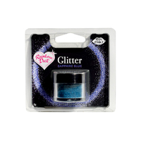 Sapphire Blue - 100% Edible Glitter - Rainbow Dust - Cake Decorating