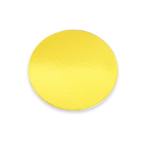 7 Inch Round Gold Cardboard - Soft Cake Boards