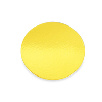 9 Inch Round Gold Cardboard - Soft Cake Boards