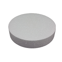 Round Foam 2 X 1 High Styrofoam Polystyrene Cake Dummy