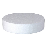 Round Foam 3 X 1.5 High Styrofoam Polystyrene Cake Dummy