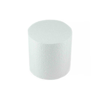 Round Foam 3 X 4 High Styrofoam Polystyrene Cake Dummy