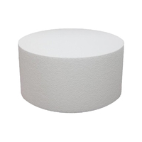 Round Foam 3 X 5 High Styrofoam Polystyrene Cake Dummy