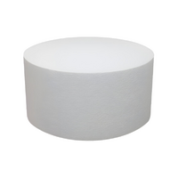 ROUND FOAM 5 x 6 High Styrofoam Polystyrene Cake Dummy: Single