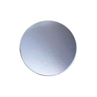 3 Inch Round Silver Cardboard - Soft Cake Board