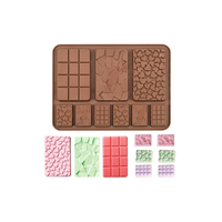 Chocolate Silicone Mould 9 Bars