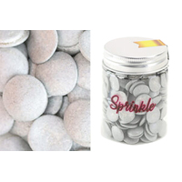 Jumbo Pearl Silver Confetti Sprinkle - 100g