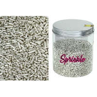 Metallic Jimmies Silver - 500g