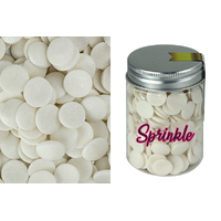 Jumbo Pearl White Confetti Sprinkles - 100g