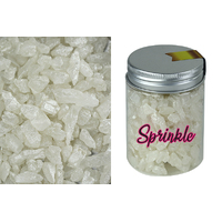 Pearl White Rock Sugar Sprinkle - 100g