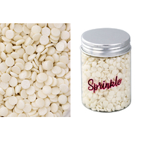 Pearl White Confetti Sprinkles - 500g