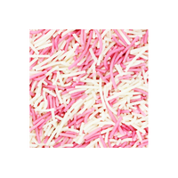 Pink & White Jimmes Sprinkles - 1kg