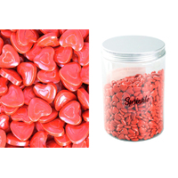 Red Hearts Sprinkles - 500g