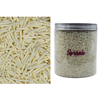 White Jimmies Sprinkles - 500g