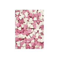 Pink White Hearts Sprinkle - 1kg