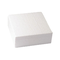 Square Foam 3 -  4 High Styrofoam Polystyrene Cake Dummy