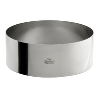 8 Inch X 3 Inch - Pastry Baking Round Stainless Steel Cake Ring