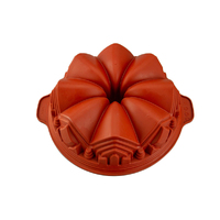 Cathedral Church Bundt Round Silicone Chocolate Mold - T-304