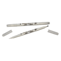 Grey Edible Marker Pen Double Sided - 2Pc -  Tasty Images