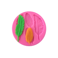 4 Type Feathers - Silicone Mould Gumpaste Modelling Tools