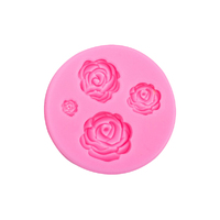 Rose 4 Sizes Silicone Mould