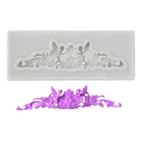 Angel Flourish Silicone Mould - Scroll Mold