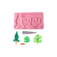 Palm Pines Leaves Silicone Mould  Iconic Cake Art