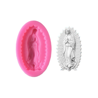 Virgin Mary Silicone Mould 50mm Iconic Cake Art