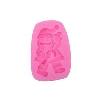 Santa Mold - Silicone Mould - Candy Cane