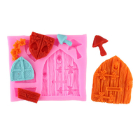 Castle Door / Window / Wood Designs - Silicone Mould - 7 Types