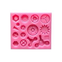 Gears & Keys Mold - Silicone Mould - Steampunk