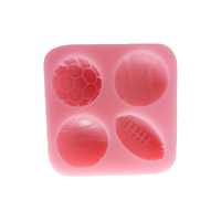 Assorted Balls Silicone Mould - Sport Ball Mold