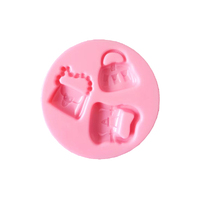 Ladies Handbags -Sugarcraft Pink Silicone Mould