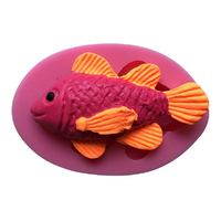 Fish 6.8cm - Sugarcraft Pink Silicone Mould