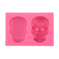 3D Skull Silicone Mold - Halloween Mould