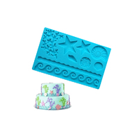 Sea Life - Silicone Mould - Fondant Gumpaste Mold