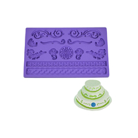 Lace Brooch Border Designs - Silicone Mould