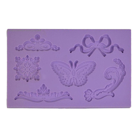 Lacey Butterfly Silicone  Fondant Gumpaste Mould