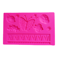 Garden Themes Impression Mat Silicone Mould