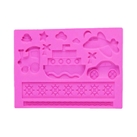 Transport - Car Plane Train Boat Silicone Mold