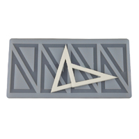 Fondant & Chocolate Shard - Triangle Chip Mould - Lk004050