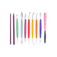 Fondant - Gum Paste Tool Set - 10 Piece Modelling Tools