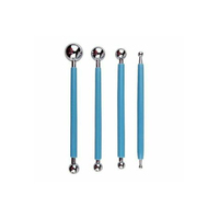 4 Pcs Stainless Steel Balling Tool -  Flower Ball Tools