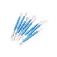 Fondant - Gum Paste Tool Set - 8 Piece Modelling Tools -Blue