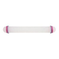 Acrylic Rolling Pin 9 Inch With Guide Rings