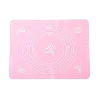 Silicone Rolling Mat 30cm X 40cm Pink - Flexible - Non Slip