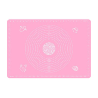 Silicone Rolling Mat - 50cm X 40cm - Pink Colour