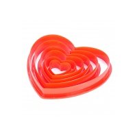 Heart Biscuit Cutter 6 Set