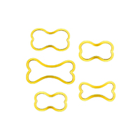 Cartoon Plastic Cookie Cutter (5 Pc) - Dog Bone Fondant Cutters