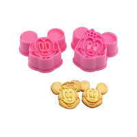 Mickey Mouse And Minnie Mouse Cookie Cutter Set